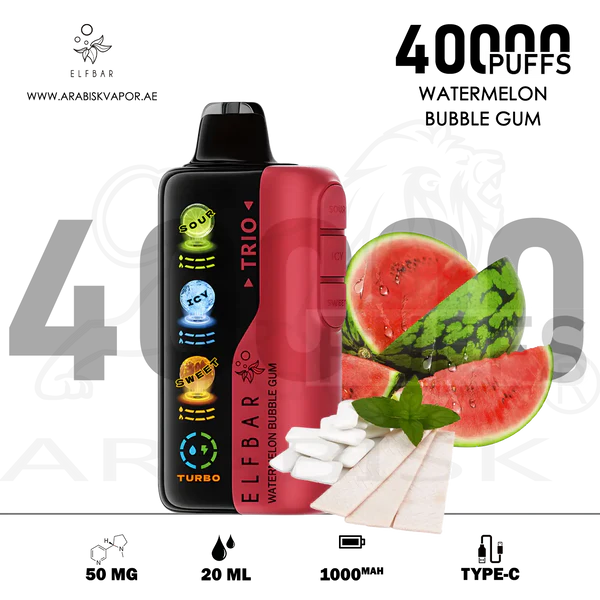 Elfbar Trio Vape (3-in-1 Flavors) – Buy Online in Bangalore