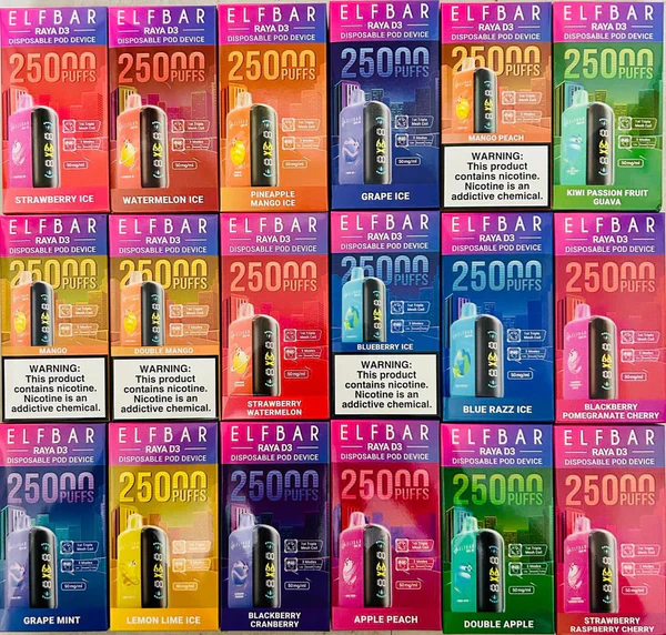 Elfbar Raya D3 25000 Puffs Vape (All Flavors) – Buy Online in Bangalore Delivery