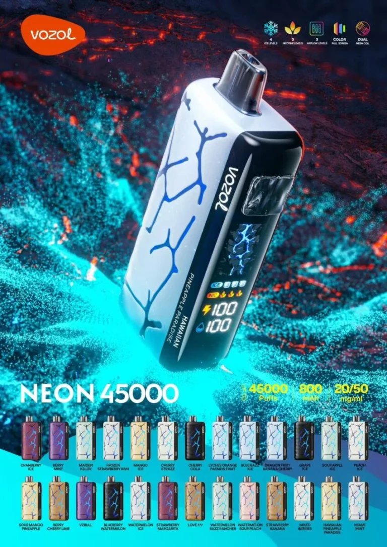 Best Vozol Neon 4500 Vape (All Flavors) – Buy Online in Bangalore Delivery