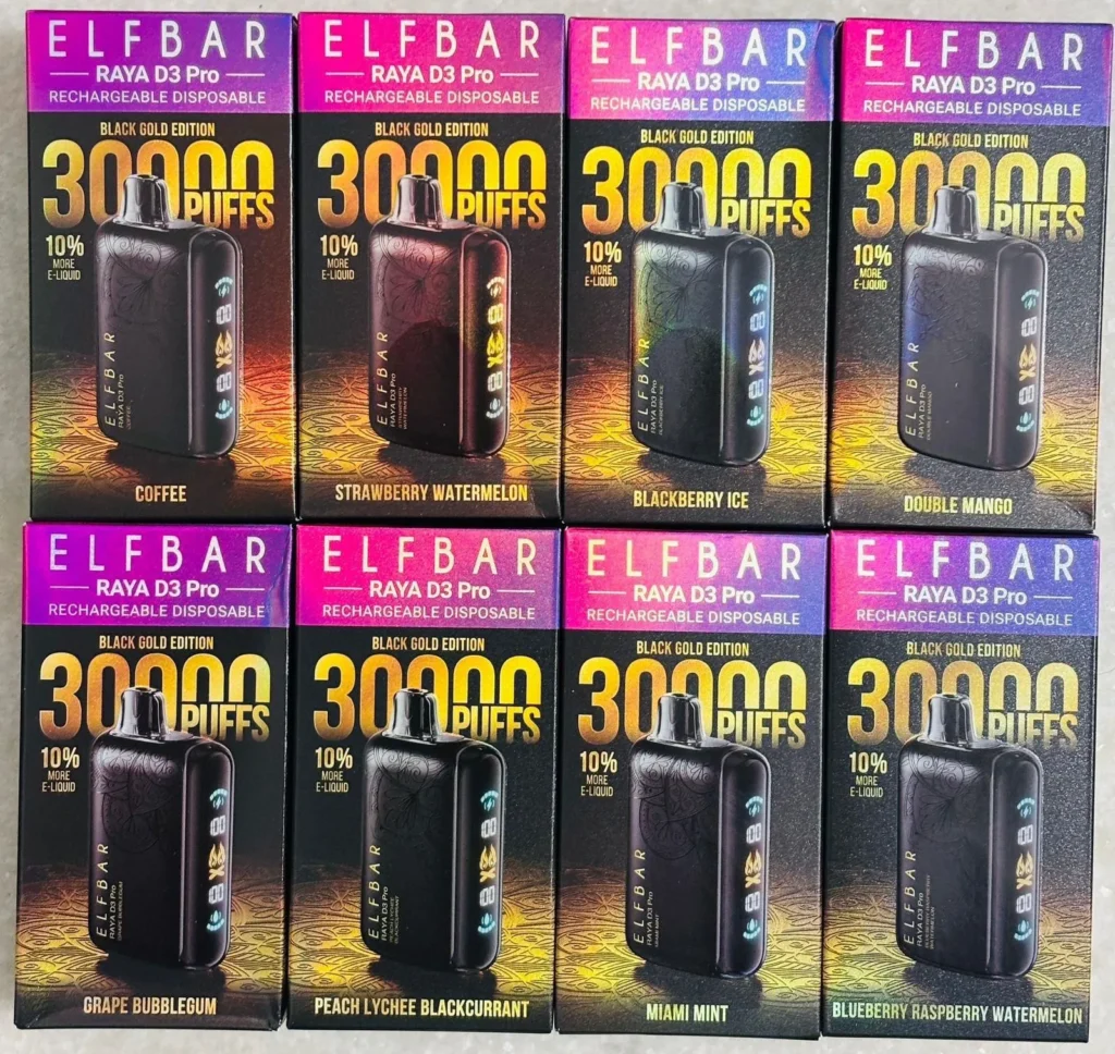 Elfbar Raya D3 Pro 30000 Puffs Vape (All Flavors) – Buy Online in Bangalore