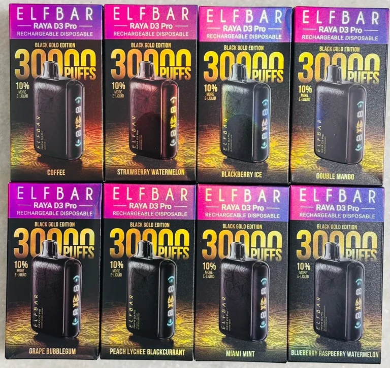 Elfbar Raya D3 Pro 30000 Puffs Vape (All Flavors) – Buy Online in Bangalore Delivery
