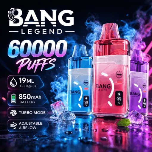 Best Bang Legend 60K Vape (All Flavors) – Buy Online in Bangalore Delivery